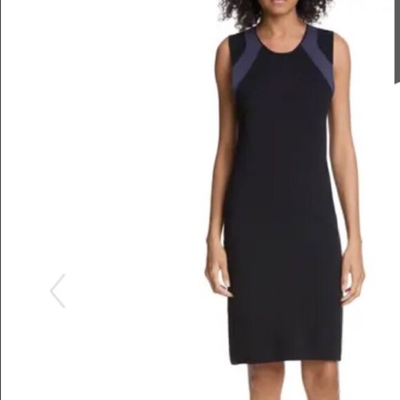 Vince Sleeveless Sweater Dress Scoop Neck SlipKnit - Picture 2 of 15